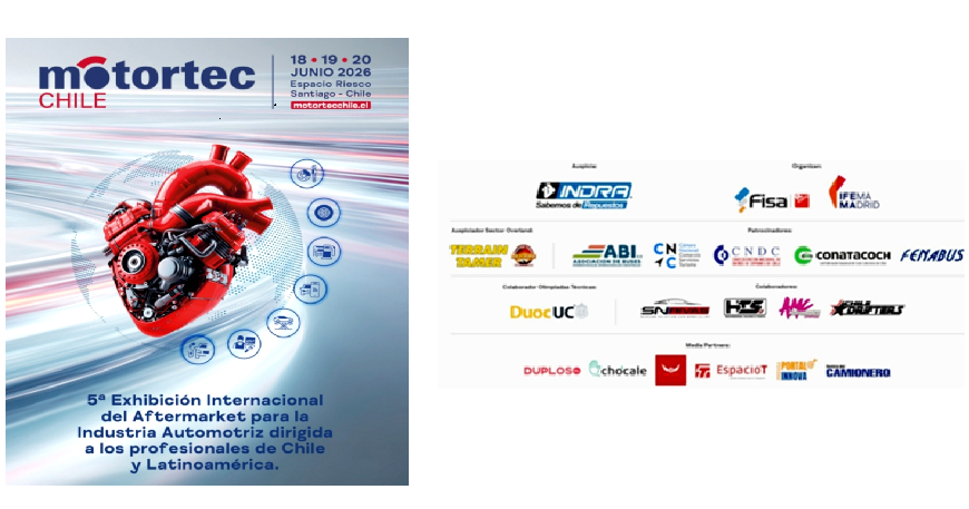 CNDC patrocina Feria Internacional Motortec 2026 y desarrollará panel sobre industria del transporte