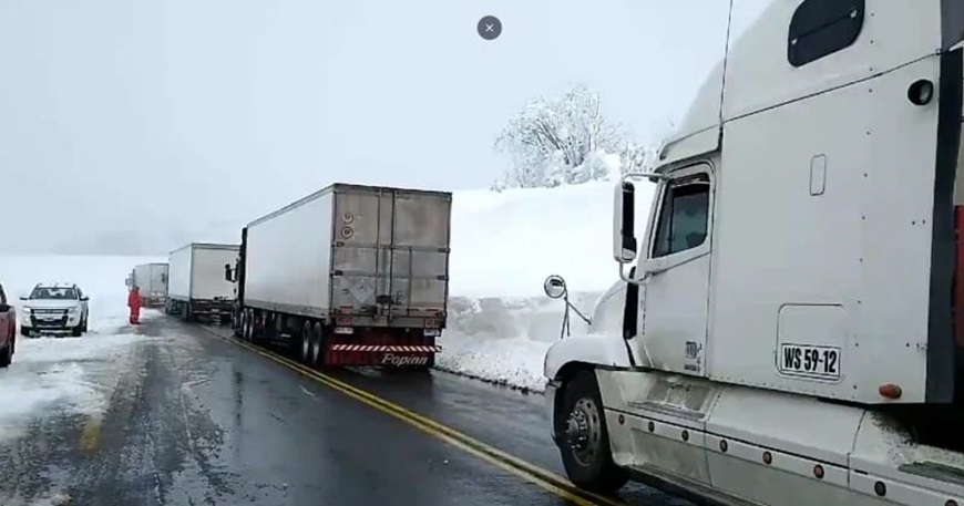 Confederación Dueños de Camiones de Chile: Informe actualizado 02-08 Cierre total a camiones y congestión marcan estado de pasos fronterizos hoy